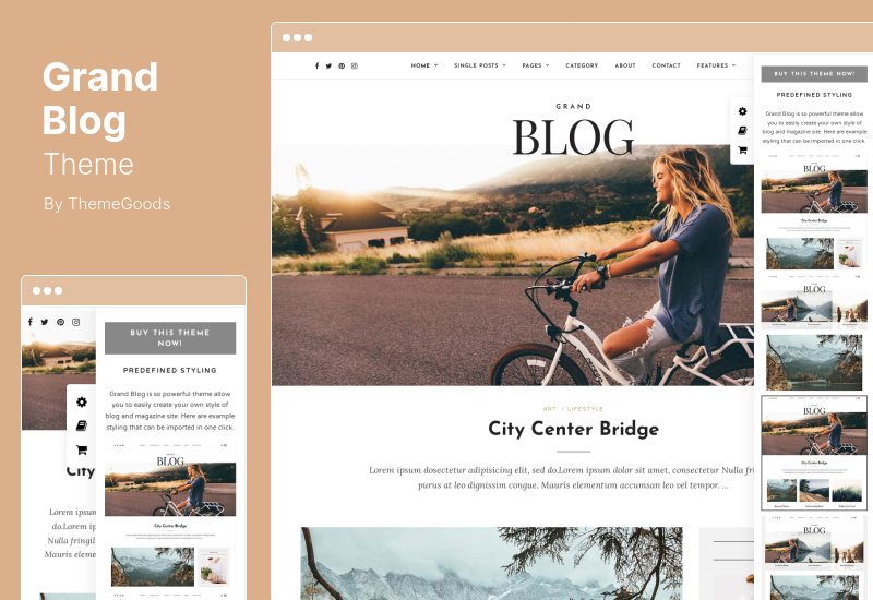 Tema Grand Blog - Tema Blog WordPress