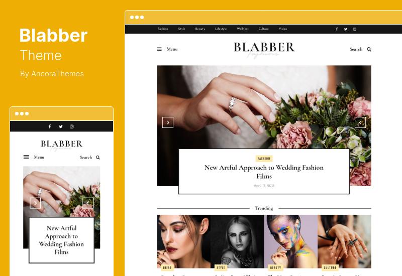 Blabber-Theme - AllinOne Elementor Blog Nachrichten Magazin WordPress-Thema