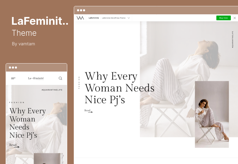 LaFeminite Teması - Yaşam Tarzı Moda Blogu WordPress Teması