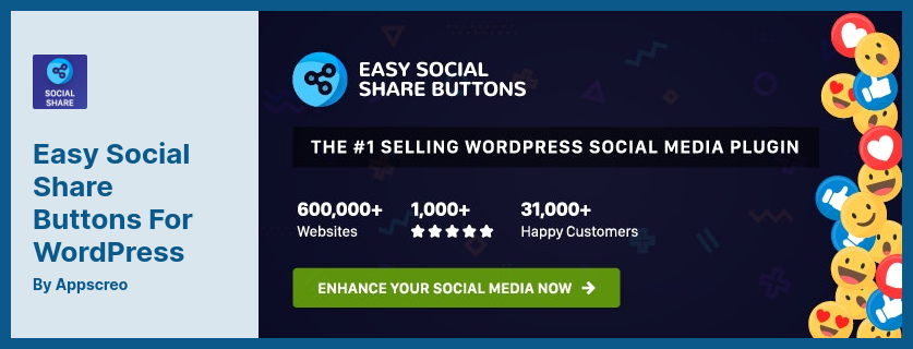 Easy Social Share Buttons для плагина WordPress — улучшите свои социальные сети с помощью Easy Social Share Buttons