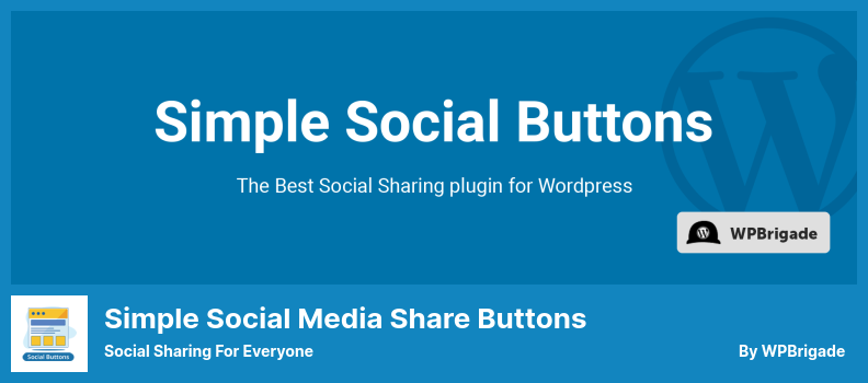 Плагин Simple Social Media Share Buttons - Социальный обмен для всех