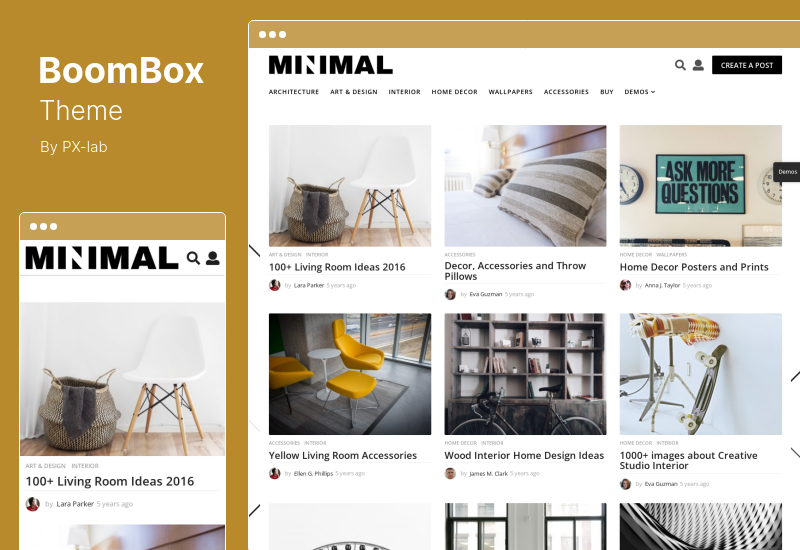 Tema BoomBox - Tema WordPress Majalah Viral