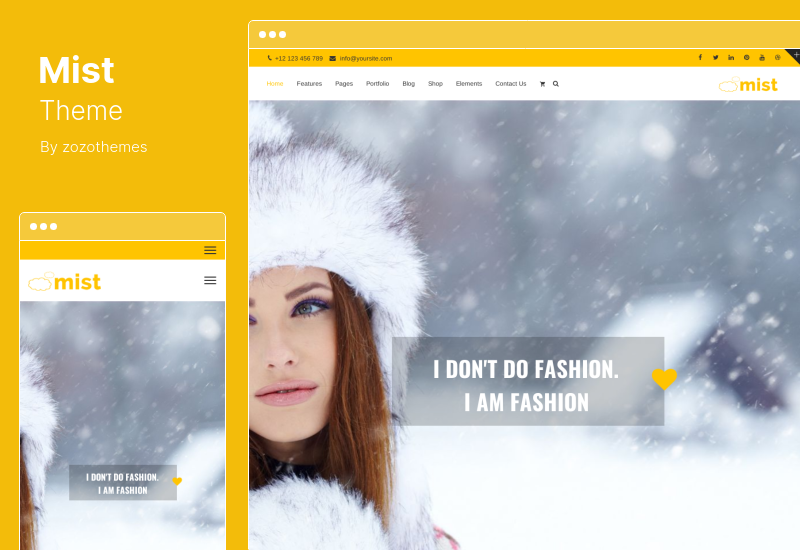 Mist Theme — продвинутая мультиконцептуальная тема WordPress