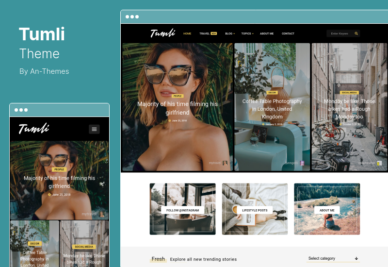 Tumli Theme – Ein persönliches WordPress-Theme im Mauerwerksstil