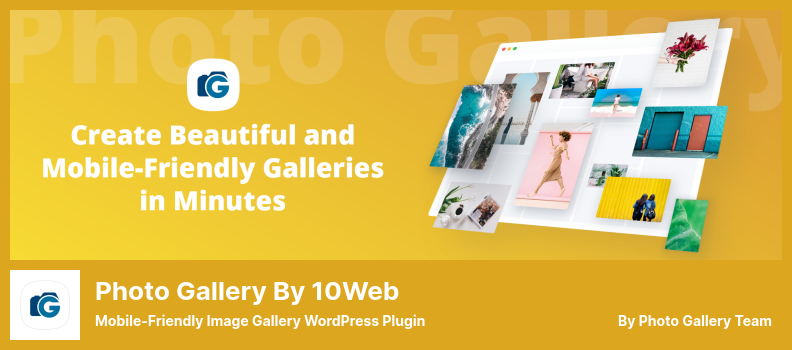 Photo Gallery by 10Web Plugin - Mobilfreundliches Bildgalerie-WordPress-Plugin