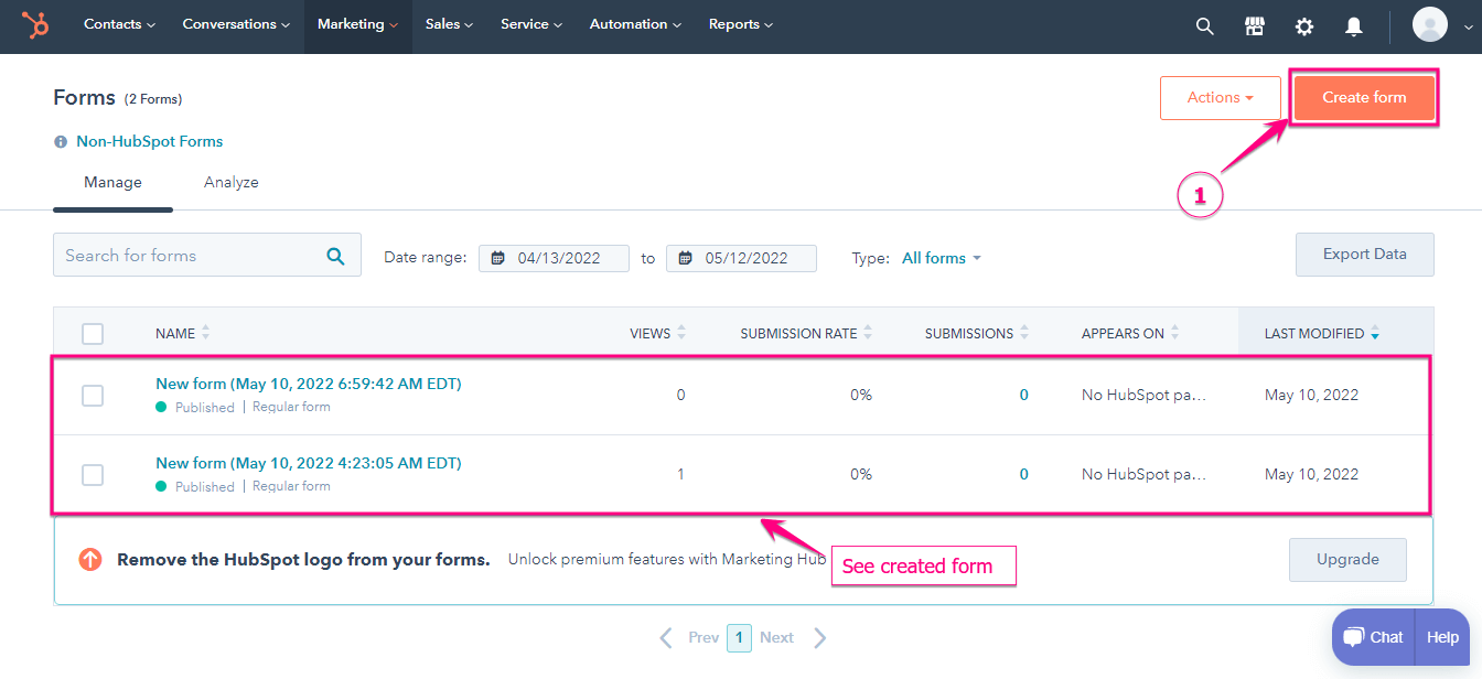 MetForm ile HubSpot entegrasyonu