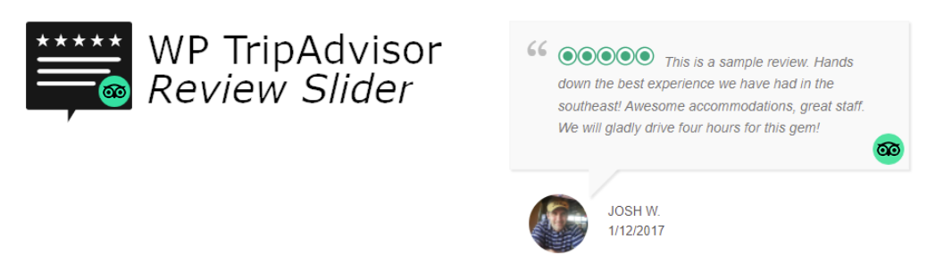 WP TripAdvisor Review Slider，它是 WordPress 最好的評論插件之一。