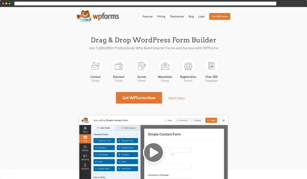 Programa de afiliados WPForms