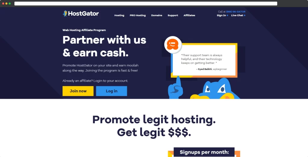 Programa de Afiliados HostGator