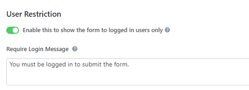 Restrição de status de login do usuário