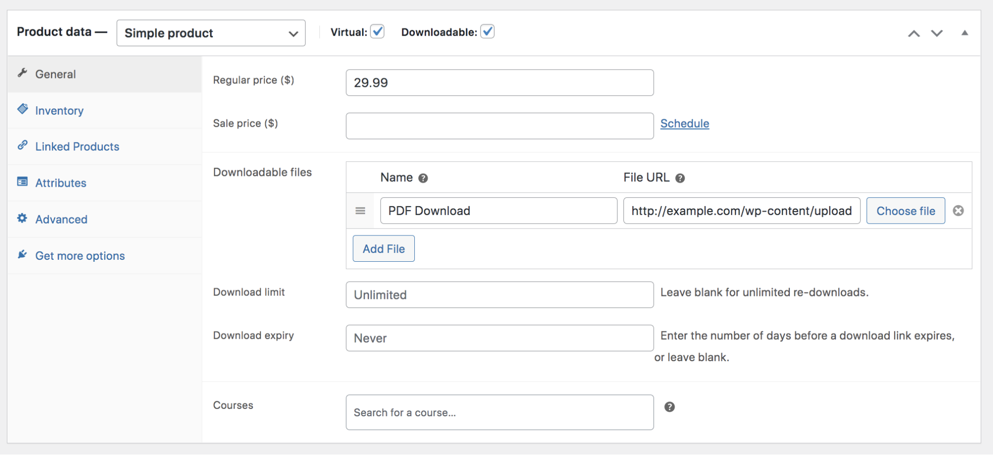 เพิ่มการดาวน์โหลด PDF ไปยัง WooCommerce