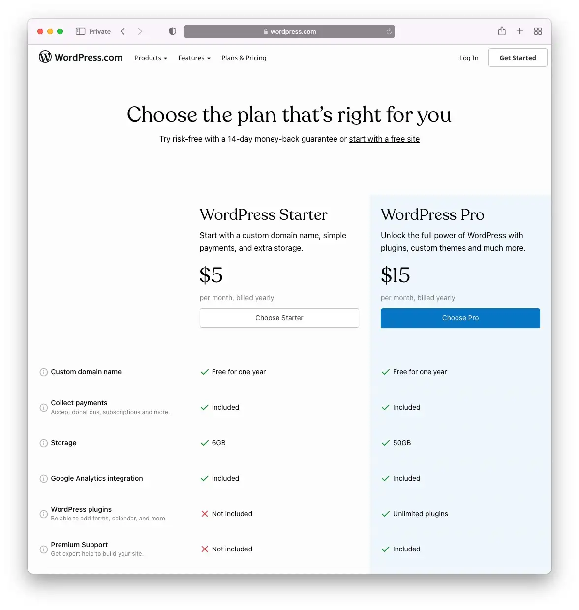 I prezzi di WordPress.com cambiano di nuovo