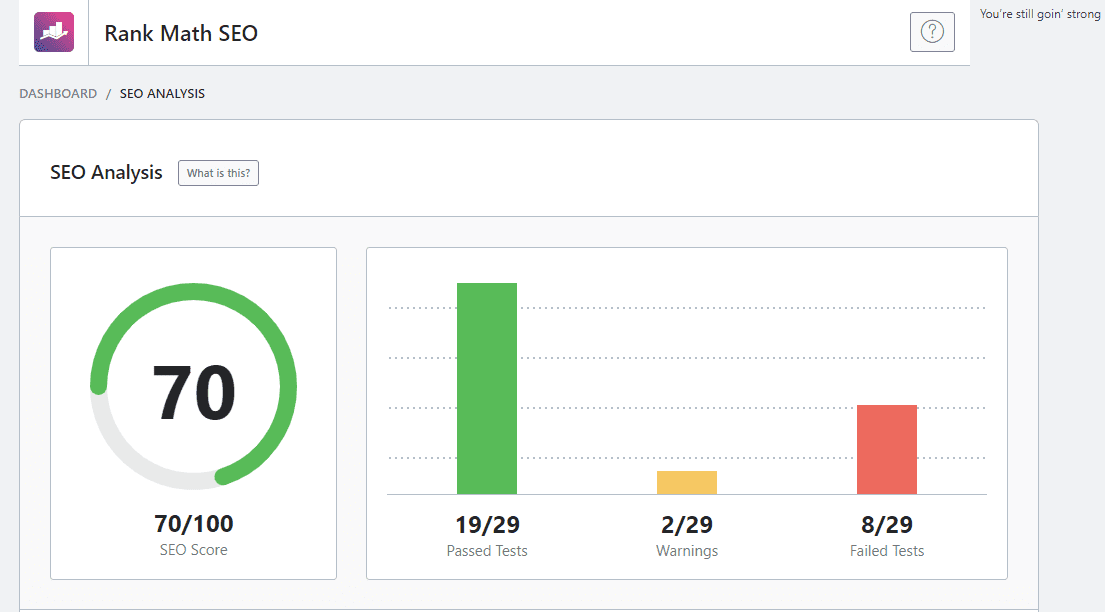 تصنيف الرياضيات SEO التحليل