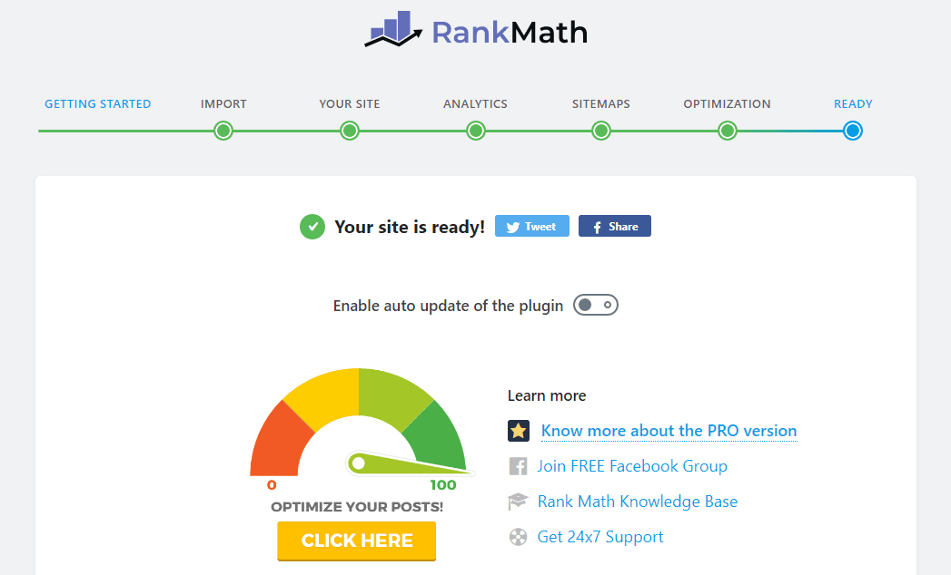 在排名数学向导中完成设置