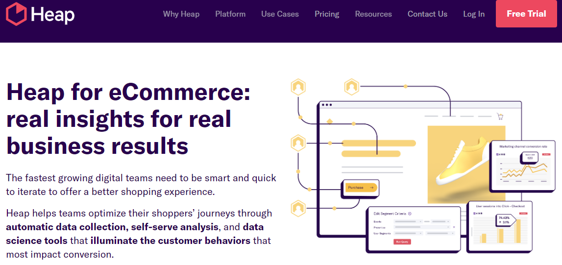 ซอฟต์แวร์วิเคราะห์ Heap ECommerce