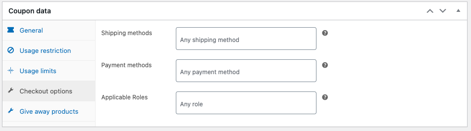 Opțiuni de plată cu cupoane inteligente pentru WooCommerce