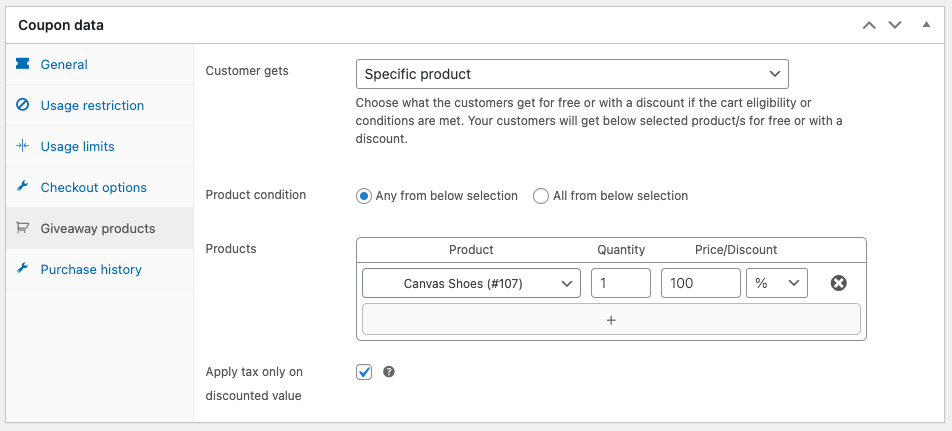 Sorteio de produtos específicos no BOGO