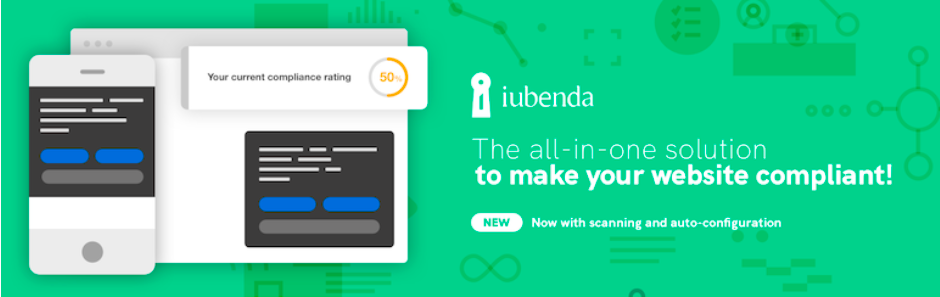 Iubenda- 适用于 WooCommerce 的多合一 GDPR 解决方案