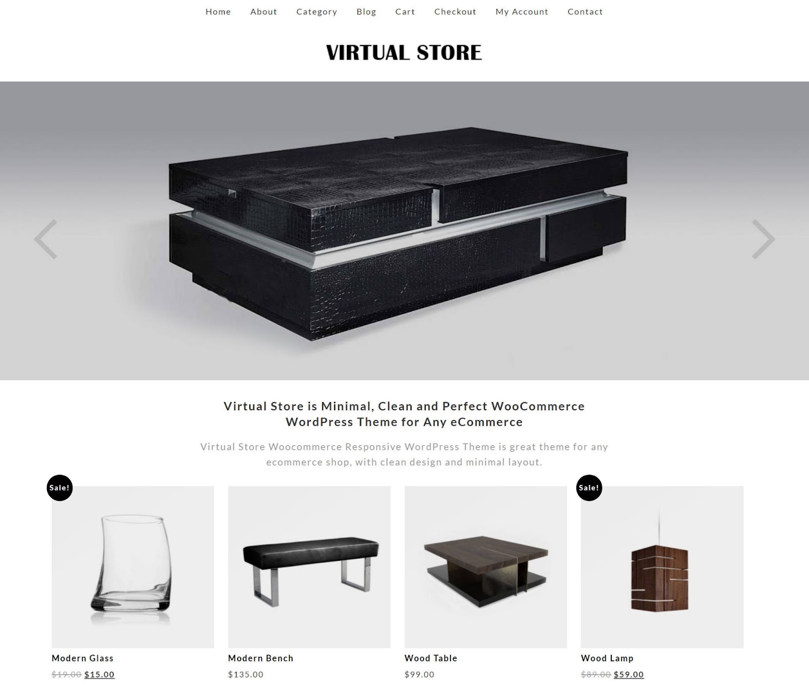 Virtual Store WooCommerce WordPress theme