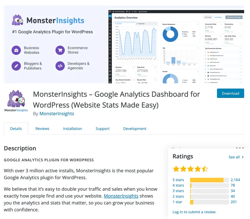 MonsterInsights-Plugin