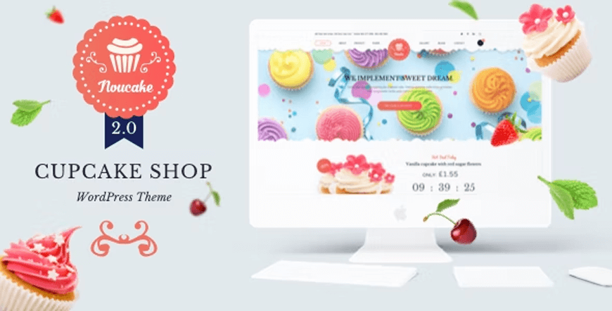 Noucake - toko kue tema WordPress