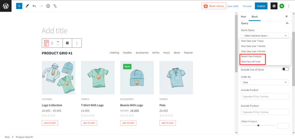 WooCommerce Trending Product Sorting