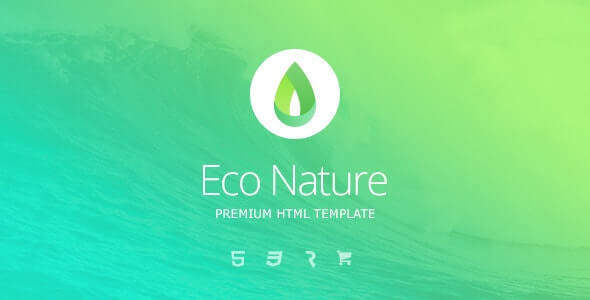 Eco Nature environmental HTML website template