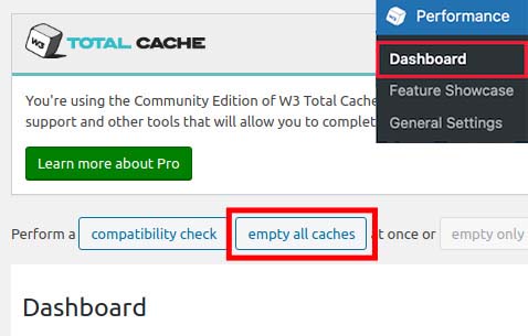 Plug-in de cache total W3