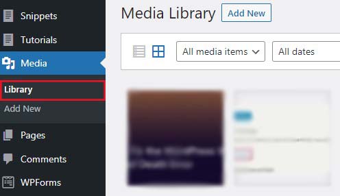 WordPress Media Library