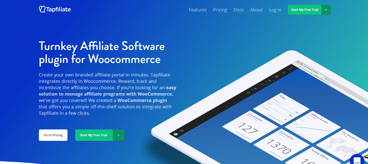 Tapfiliate - Woocommerce용 턴키 제휴 소프트웨어 플러그인