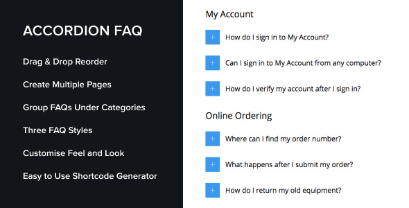 Plugin WordPress FAQ Accordion