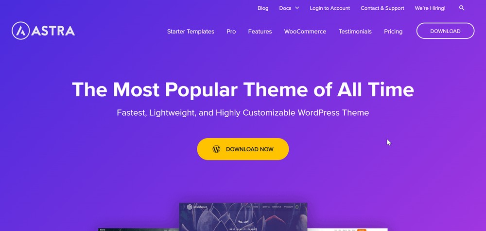 Motyw WordPress Astra