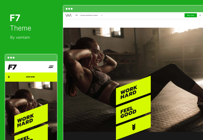 Tema F7 - Tema de WordPress para gimnasio y fitness