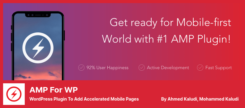 AMP for WP Plugin - ปลั๊กอิน WordPress เพื่อเพิ่ม Accelerated Mobile Pages