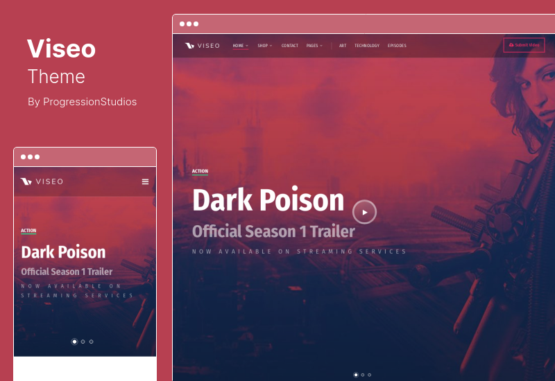 Viseo Theme - Tema de WordPress para noticias, videos y podcasts