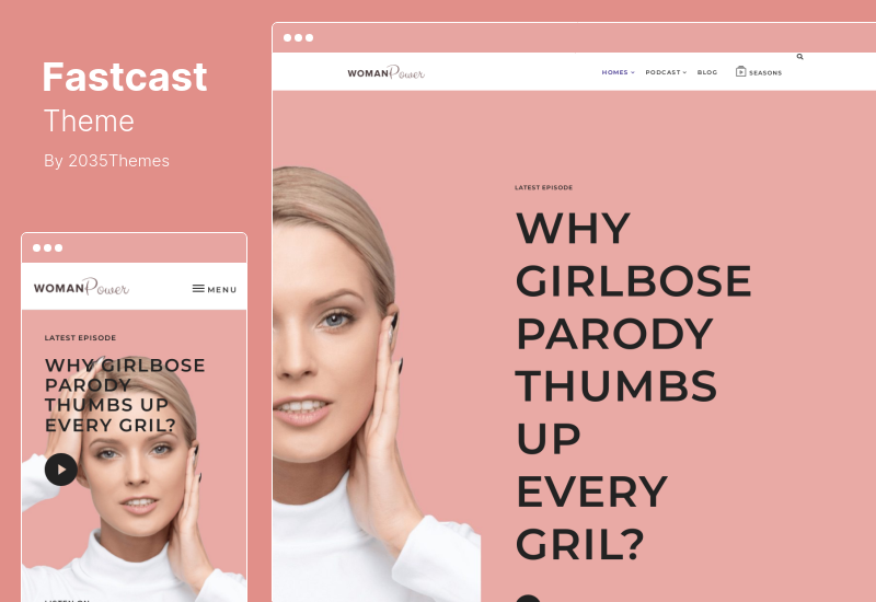 ธีม Fastcast - ธีมพอดคาสต์ WordPress