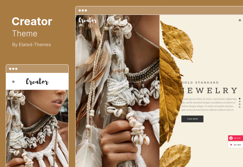 Creator Theme – WordPress-Theme für Kunsthandwerker