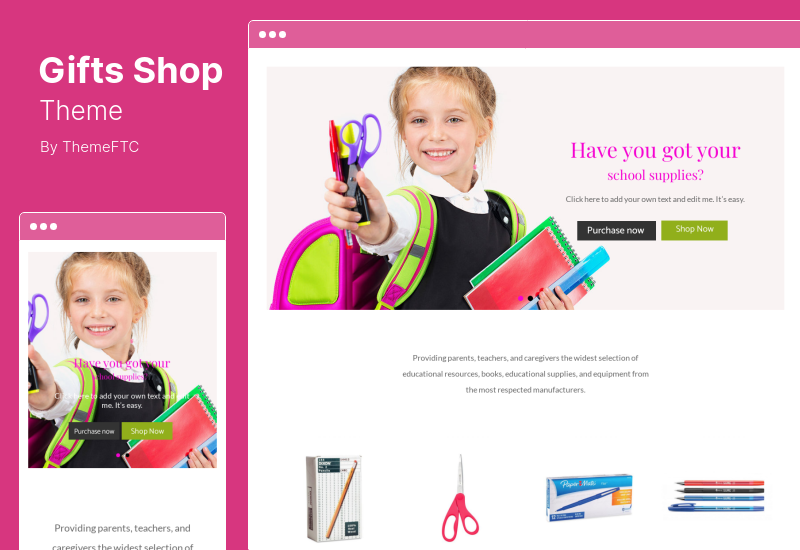 Geschenke-Shop-Thema - WooCommerce WordPress-Theme für handgefertigte Souvenirs