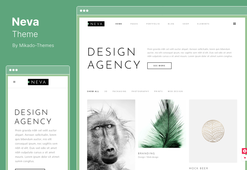 Neva Theme — uniwersalny, kreatywny motyw WordPress