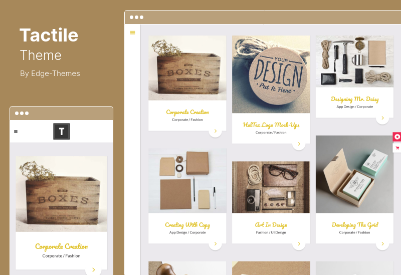 Tactile Theme - Mehrzweck-WordPress-Theme