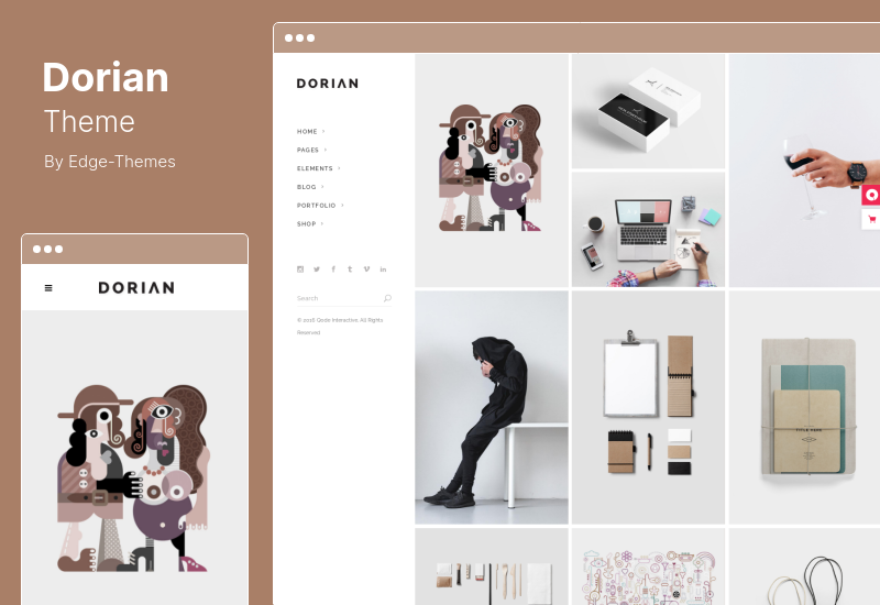 Tema Dorian - Tema WordPress MultiConcept Refinado