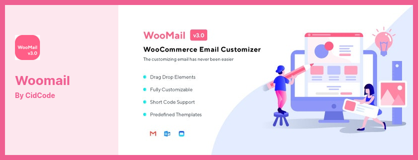 Плагин Woomail — настройщик электронной почты WooCommerce