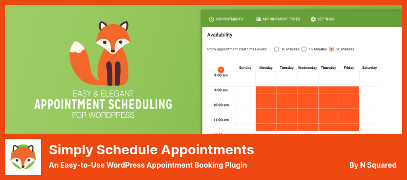 Simply Schedule Appointments Plugin - Un plugin WordPress de rezervare de întâlniri ușor de utilizat