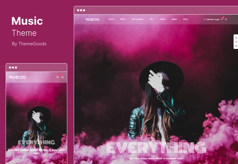 Musik-Thema - Musik-WordPress-Theme