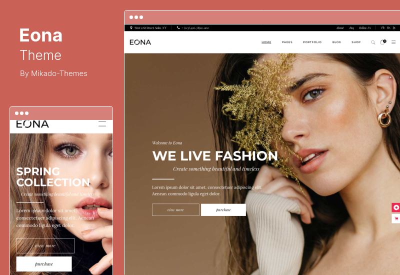 Tema Eona - Tema WordPress Fashion