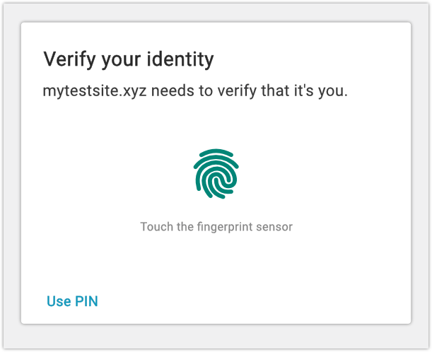 Verificar sensor de huellas dactilares