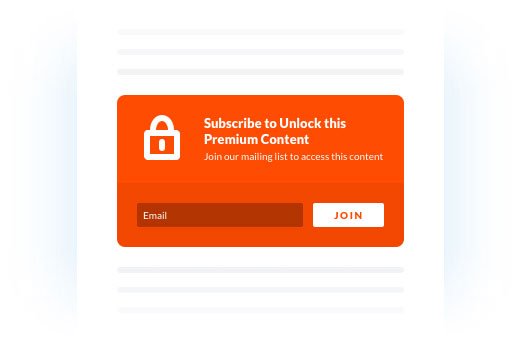 Exigir opt-in para desbloquear conteúdo - Bloom WordPress Email Marketing Plugin