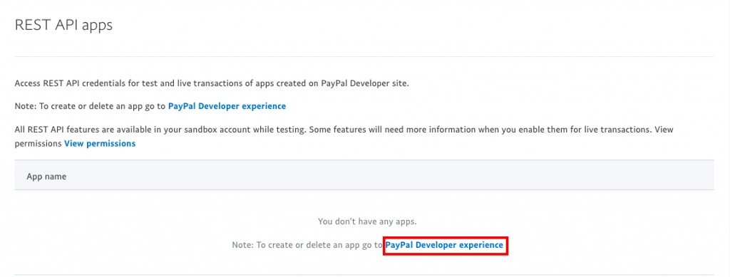 Experiencia de desarrollador de PayPal