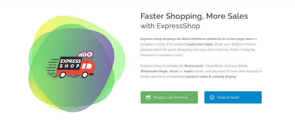 البرنامج المساعد Express Shop