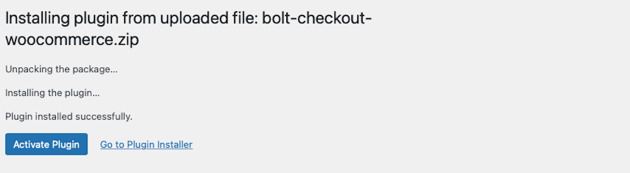 تثبيت Bolt Checkout for WooCommerce plugin.